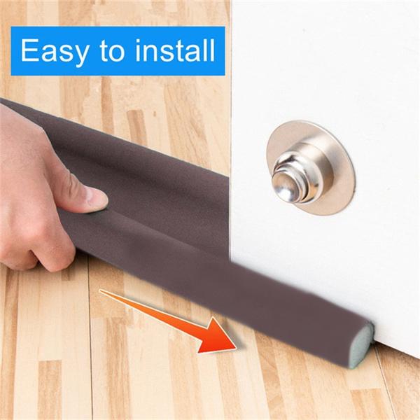Twin Door Draft Stopper Guard – Double-Sided Insulated Door Seal for Doors & Windows | Noise, Dust, Air & Bug Blocker | Energy Saving Under Door Seal Strip (91 cm, Adjustable)