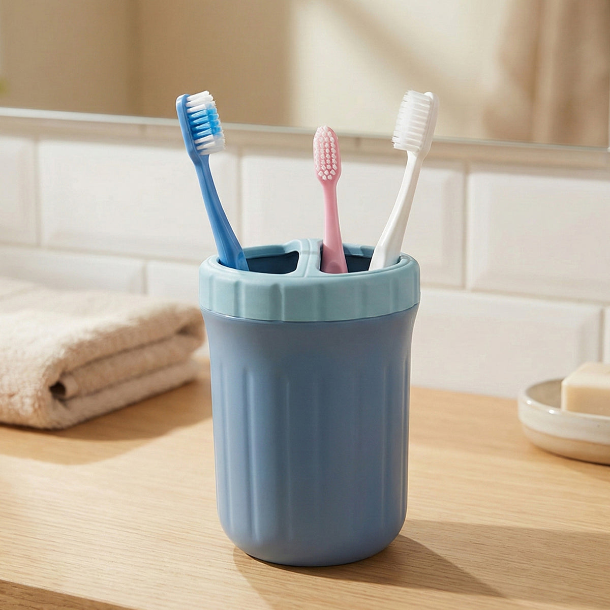Multipurpose Soap Dispenser With Utility Holder (1 Set)