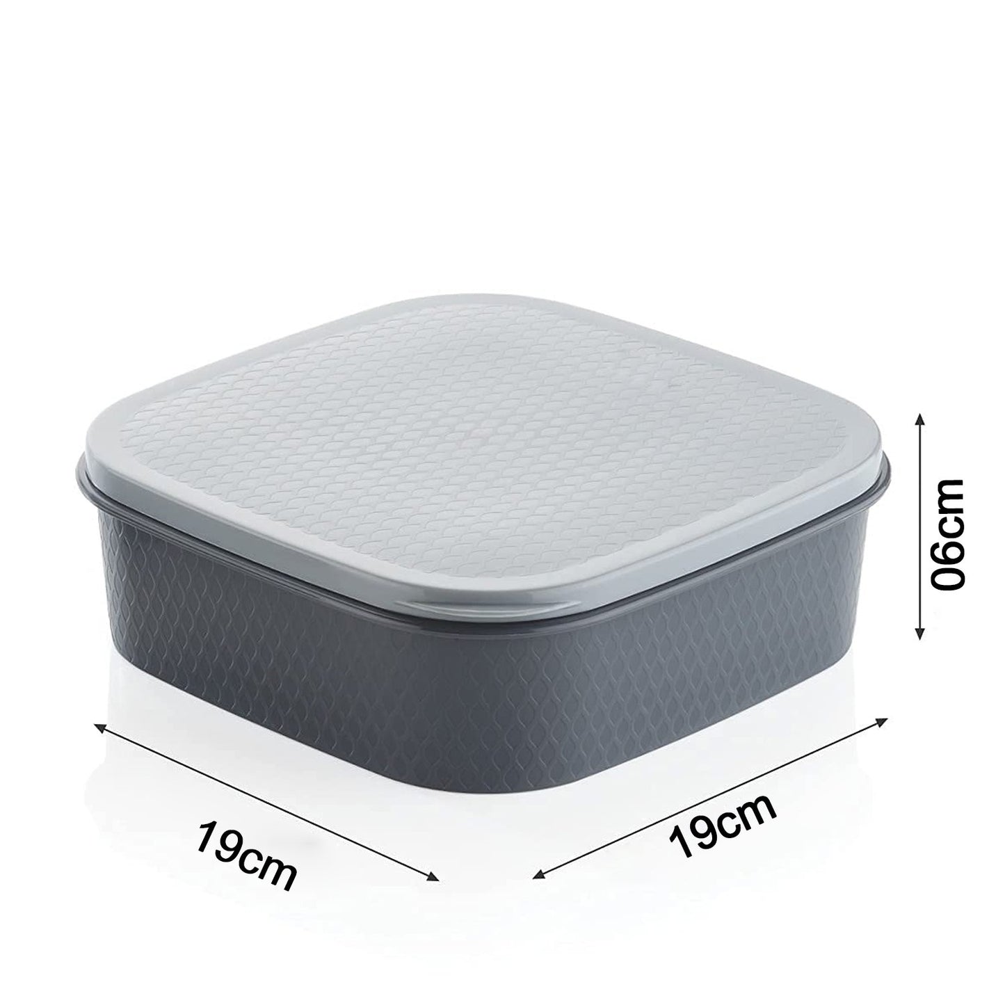 Dry Fruit Storage Box with Transparent Lid, BPA-Free Plastic, Multipurpose Serving Container