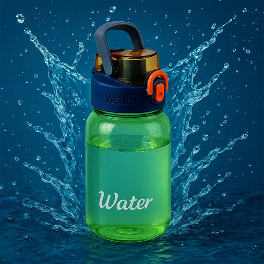 Fruit Infuser Water Bottle, 600ml, BPA-Free, Leak-Proof Flip Lock Lid with Handle