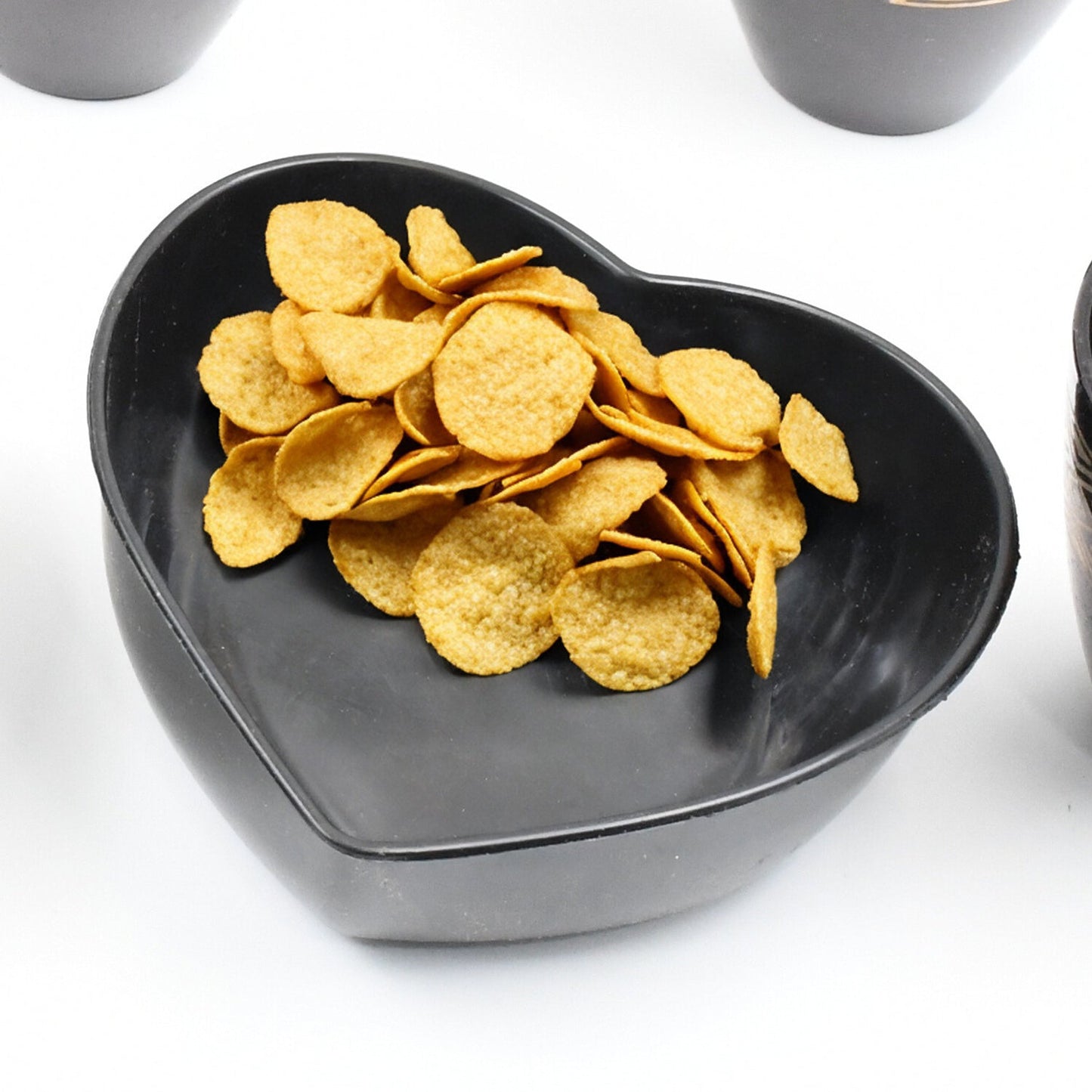 2 Bowl & 6 Glass Snack Set (8-Piece Set) – Elegant & Functional Serving Set