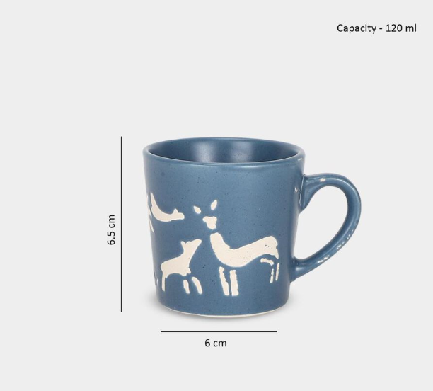 White Animal-Inspired Design Beverage Mugs for Tea, Coffee, Espresso, Green Tea & Daily Use