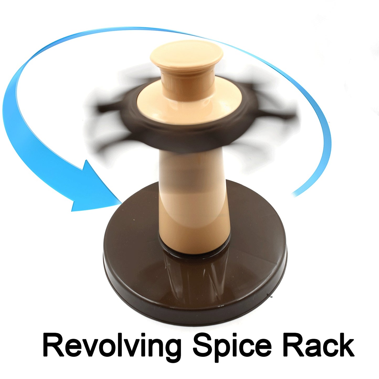 360° Revolving Spice Rack with 8 Jars - Convenient, Stylish, and Perfect for Your Kitchen & Dining Table