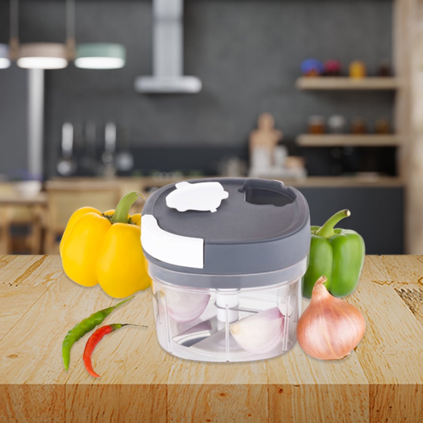 Handy Chopper & Slicer Compact Power for Your Kitchen!