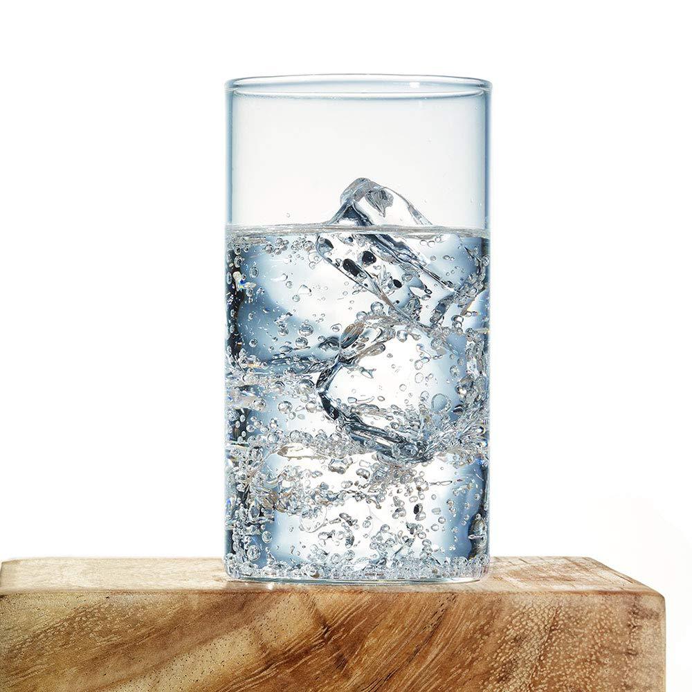 Heavy Unbreakable Transparent Drinking Glasses Set – 6 Pcs | Clear Plastic | Stylish & Durable