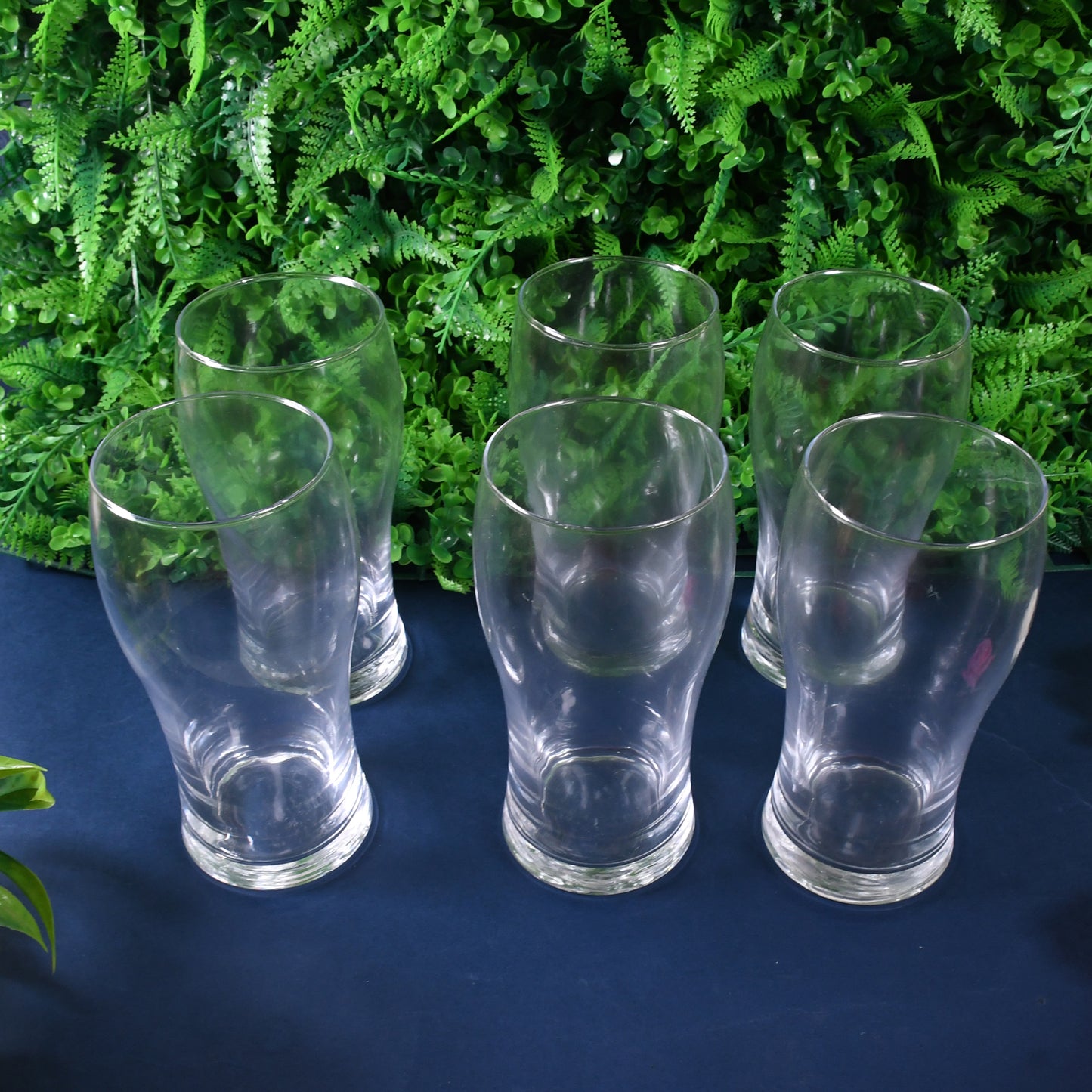 Elegant Glass Tumbler Set Stylish & Durable Drinking Glasses for Water, Juice & More (Set of 6)