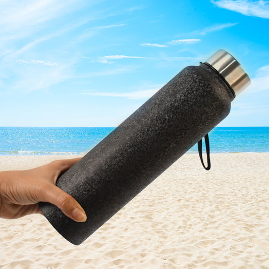 1L Stainless Steel Vacuum-Insulated Bottle – Keeps Drinks Hot & Cold for Hours