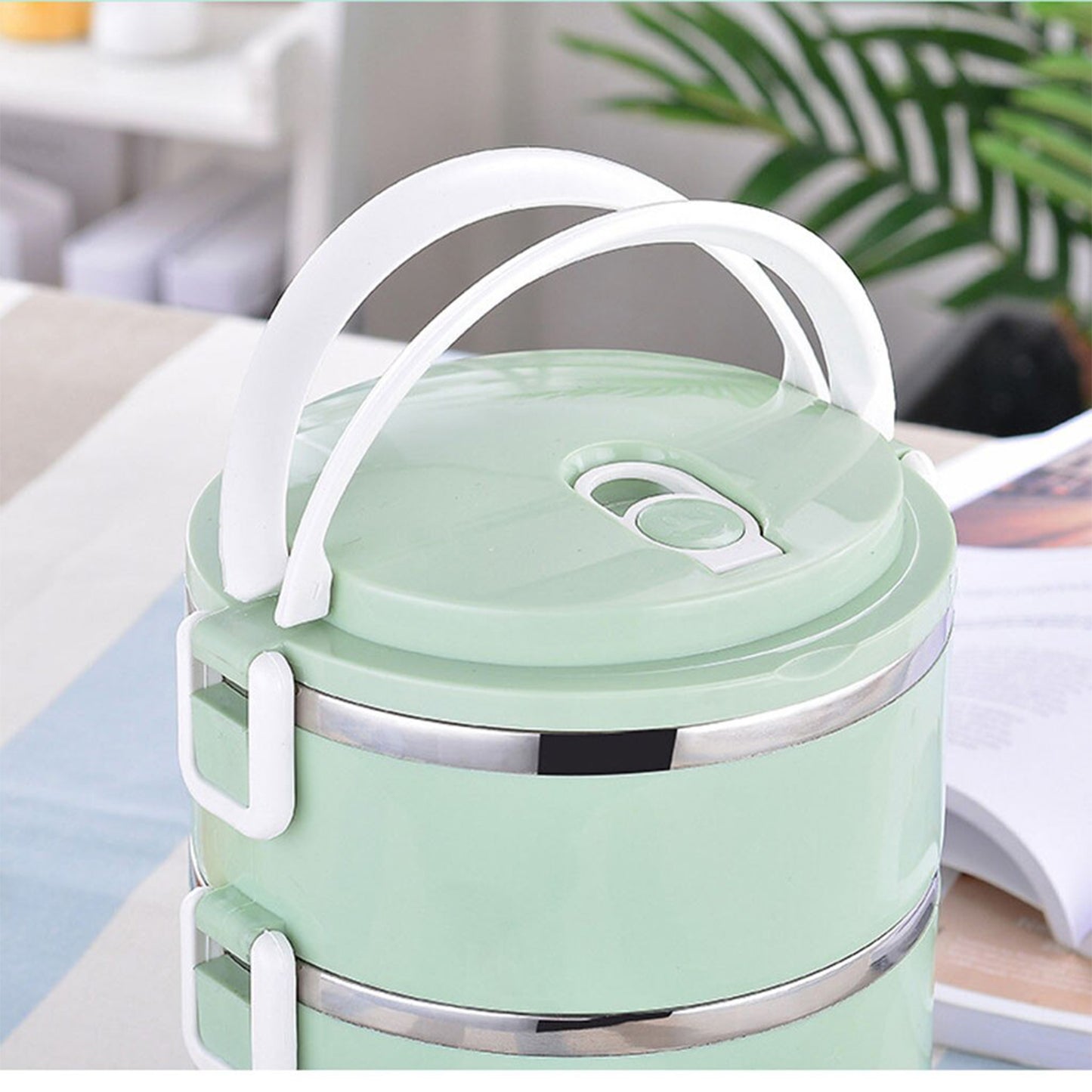 Multi-Layer Stainless Steel Hot Lunch Box