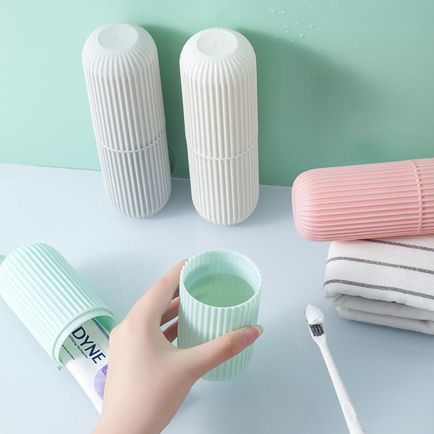 Multipurpose Capsule-Shaped Portable Travel Storage Bottle – Compact & Versatile Organizer