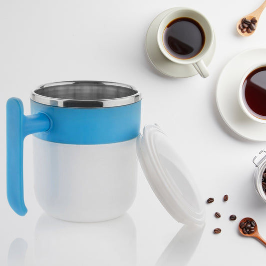 Premium Insulated Stainless Steel Coffee Mug with Lid – Spill-Proof & Travel-Friendly
