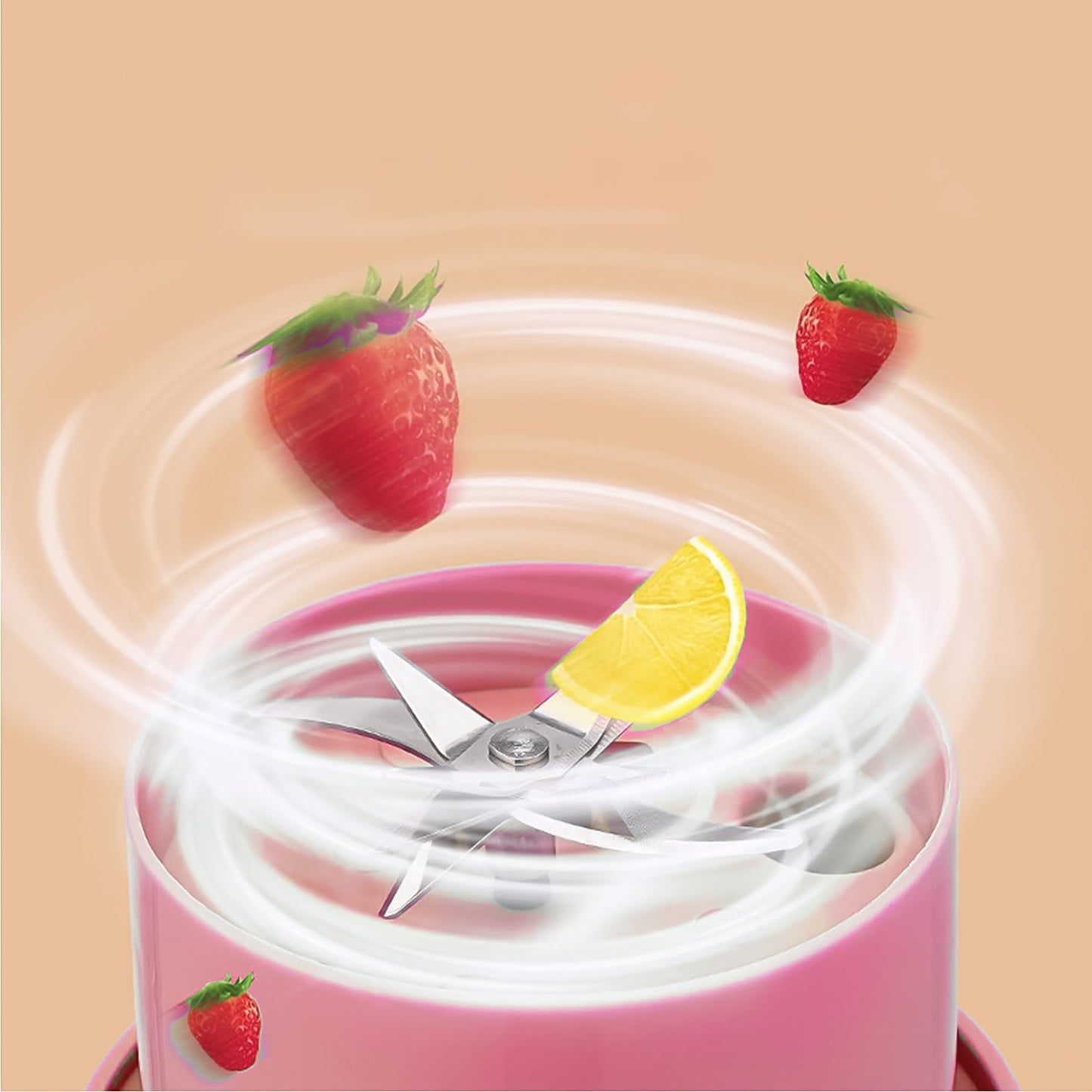 Portable USB Rechargeable Juicer Blender – 420ML