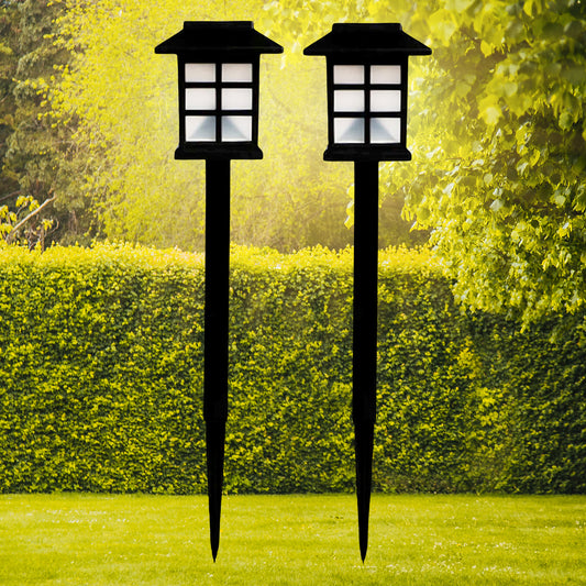 Solar Garden Lights – Pack of 2 Outdoor Solar Pathway Lights | Waterproof LED Landscape Lights for Walkways, Patio, Yard, Lawn & Garden Decor