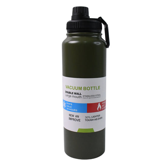 1L Stainless Steel Vacuum-Insulated Water Bottle – Hot & Cold for Hours (Mix Color)