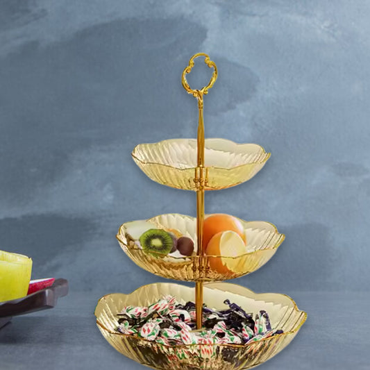 3-Layer Pumpkin Snack Rack – Stylish & Functional Basket Stand Holder for Parties & Home Decor