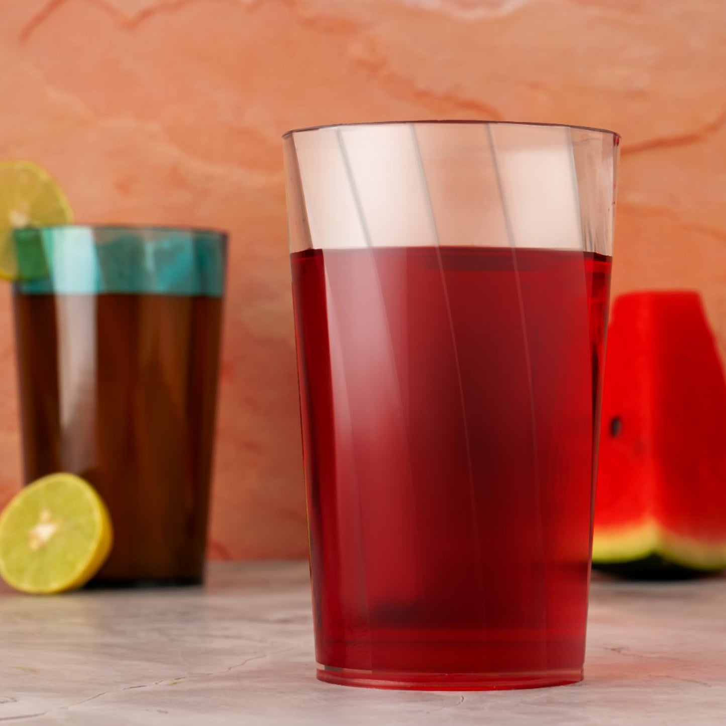 Premium Juice & Water Glasses – Set of 6 (300ml)