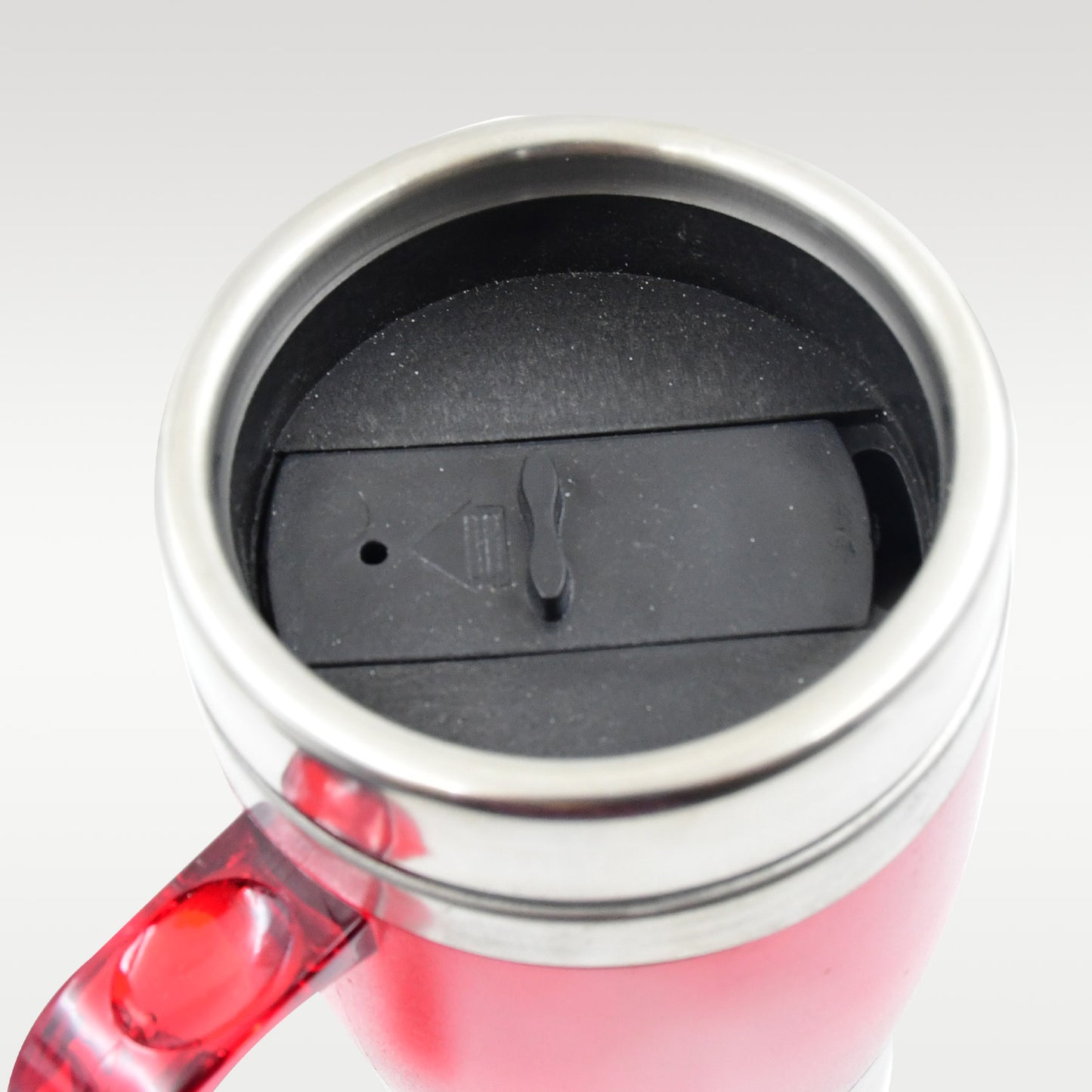 Stainless Steel Vacuum Insulated Coffee Mug with Lid & Handle