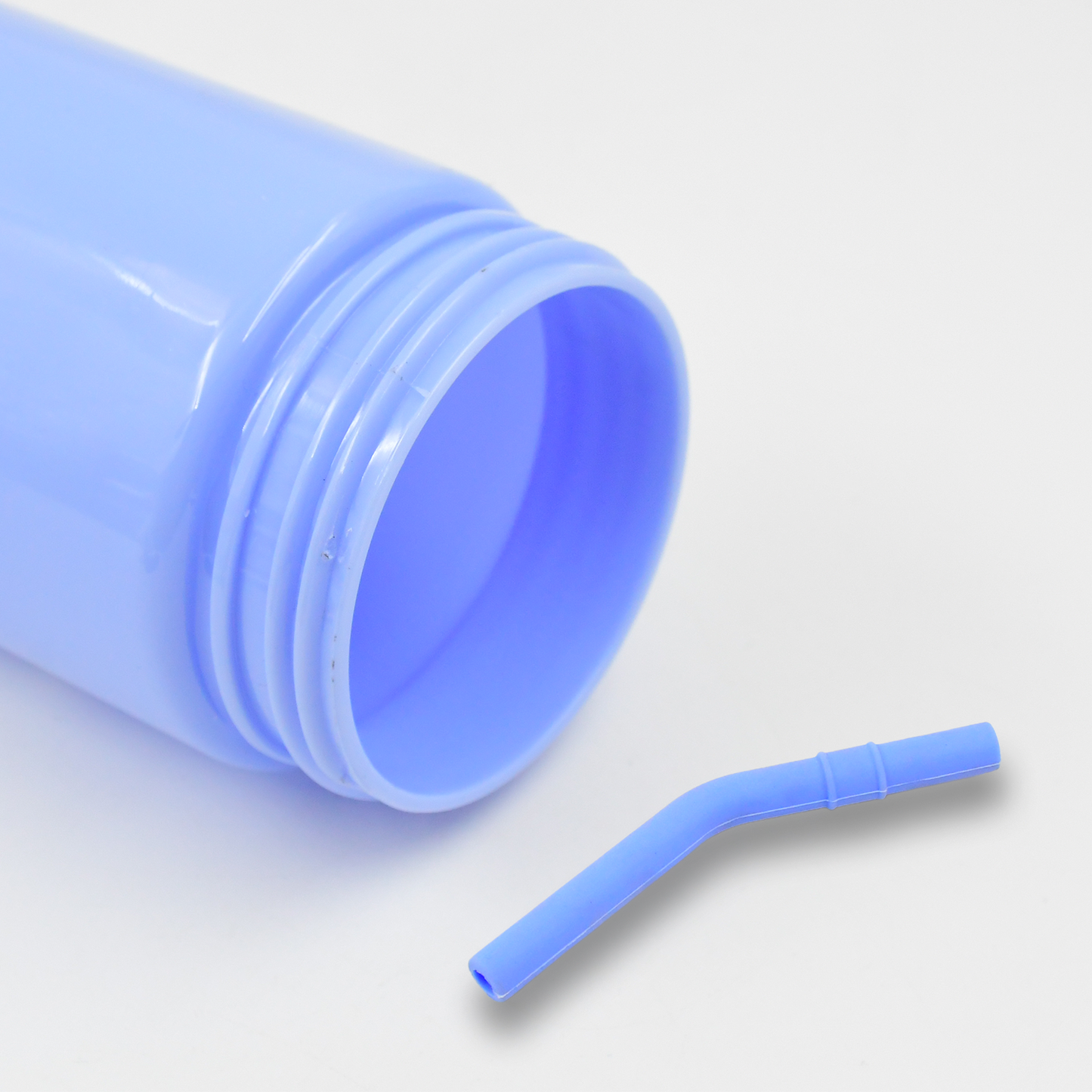 Plastic Water Bottle Set (4 Pc) – 3 Bottles + 1 Tumbler with Straw