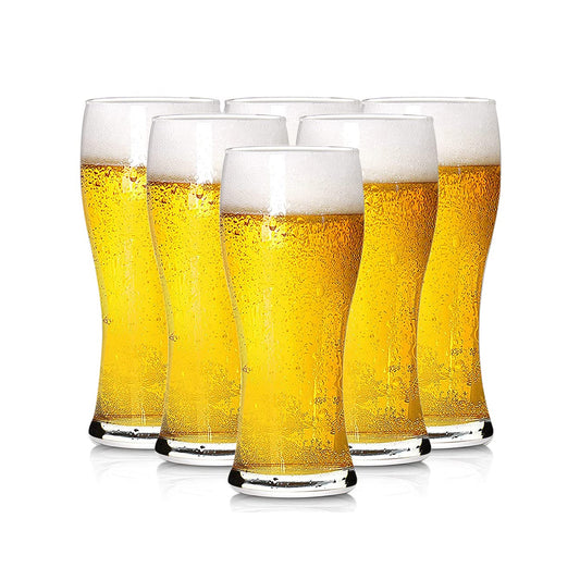 Elegant Glass Tumbler Set Stylish & Durable Drinking Glasses for Water, Juice & More (Set of 6)