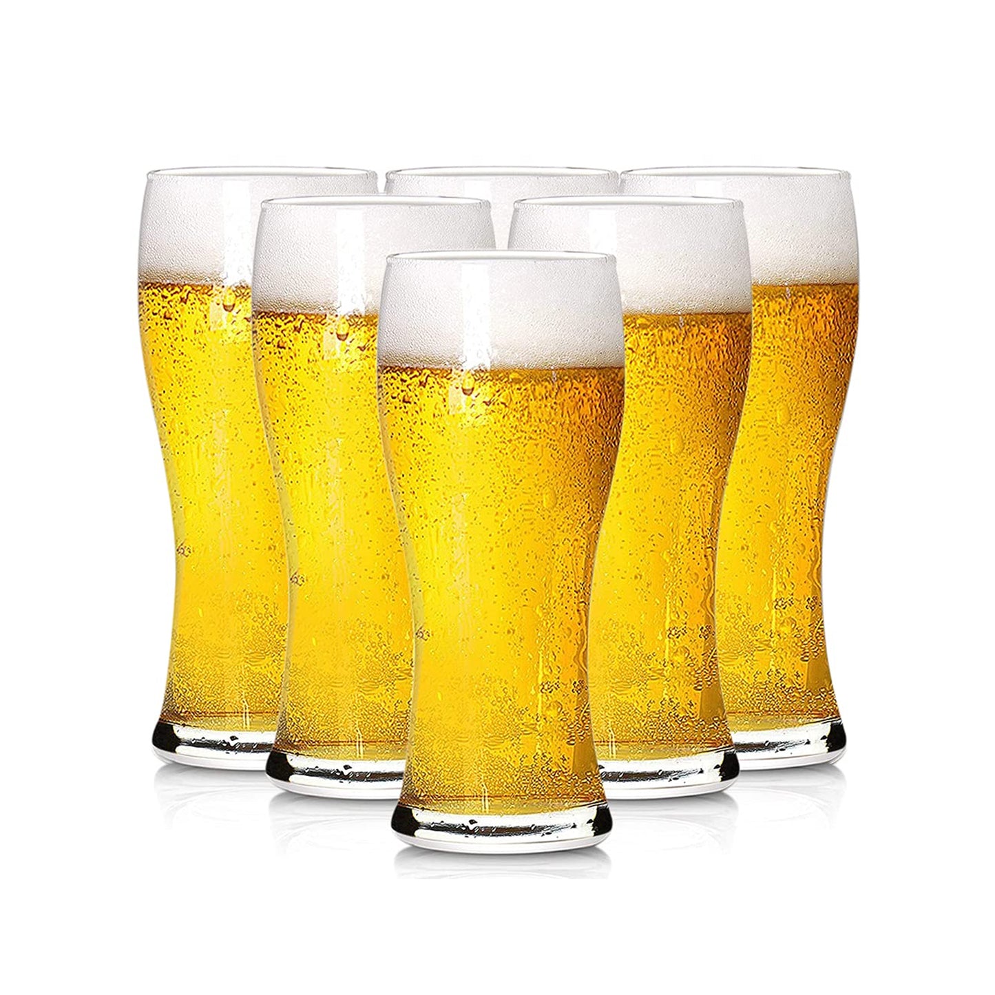 Elegant Glass Tumbler Set Stylish & Durable Drinking Glasses for Water, Juice & More (Set of 6)