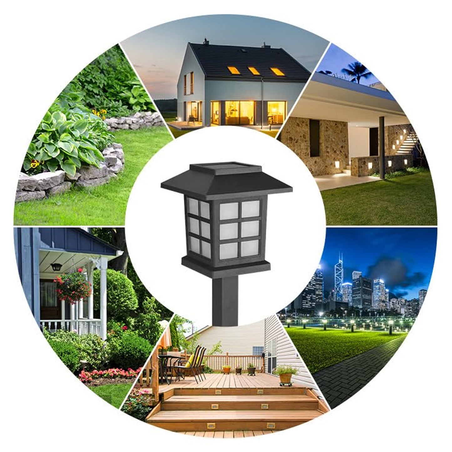 Solar Garden Lights – Pack of 2 Outdoor Solar Pathway Lights | Waterproof LED Landscape Lights for Walkways, Patio, Yard, Lawn & Garden Decor