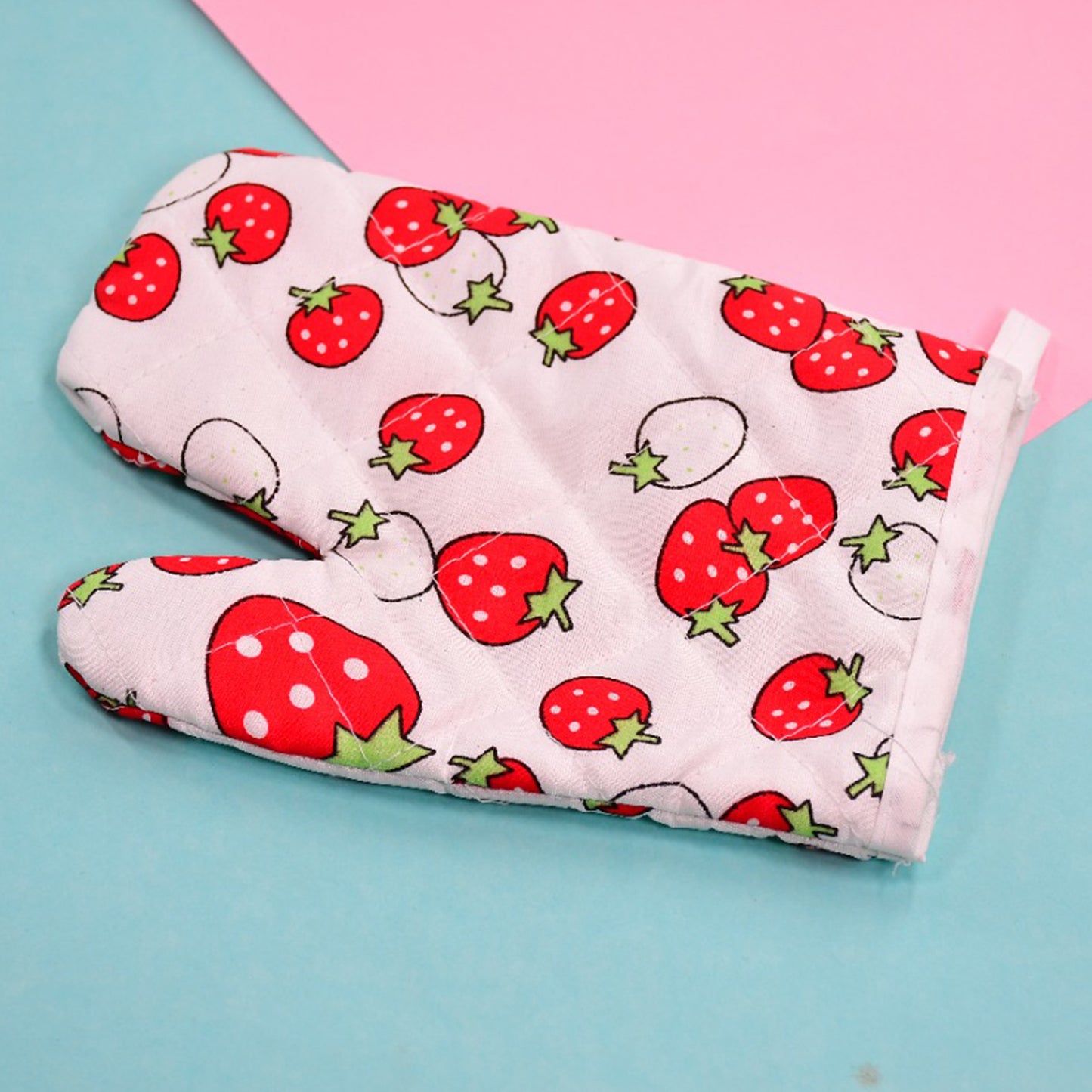 Designer Multicoloured Oven Mitt & Pot Holder