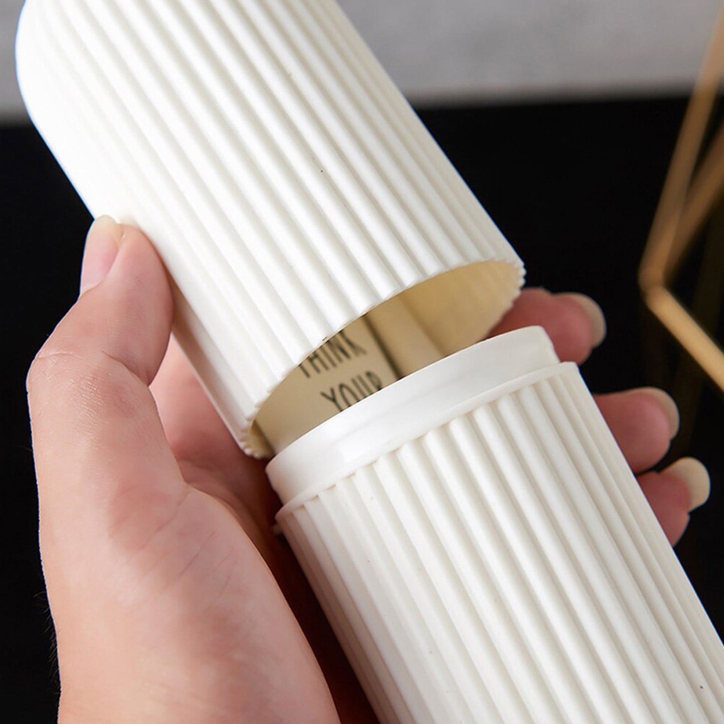 Multipurpose Capsule-Shaped Portable Travel Storage Bottle – Compact & Versatile Organizer