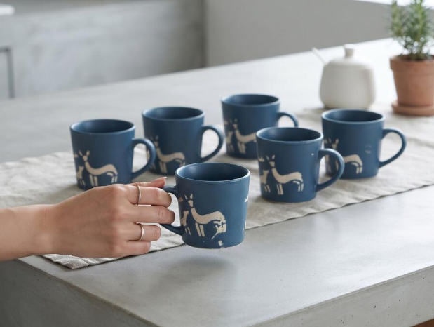 White Animal-Inspired Design Beverage Mugs for Tea, Coffee, Espresso, Green Tea & Daily Use