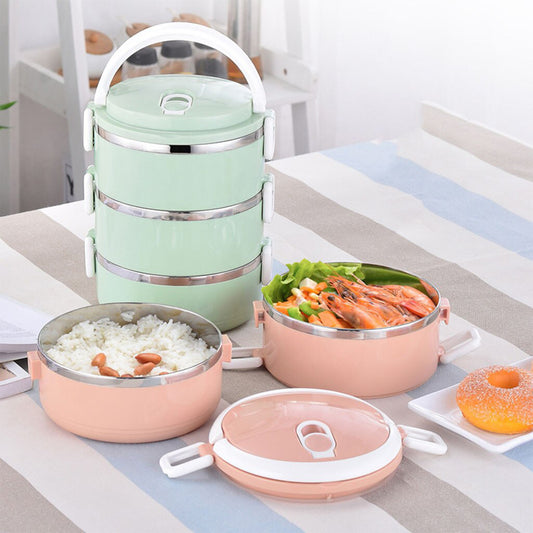 Multi-Layer Stainless Steel Hot Lunch Box