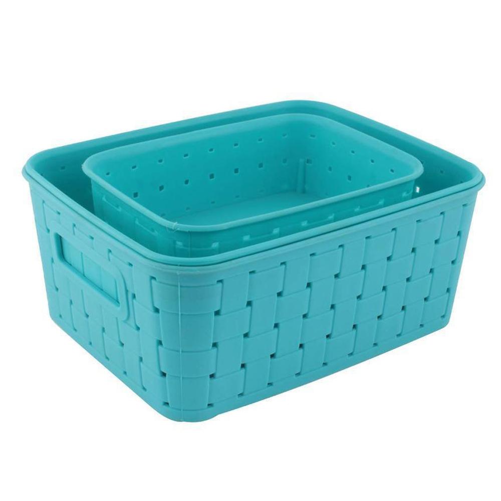 Multipurpose Smart Shelf Storage Basket - Set of 3 Pcs