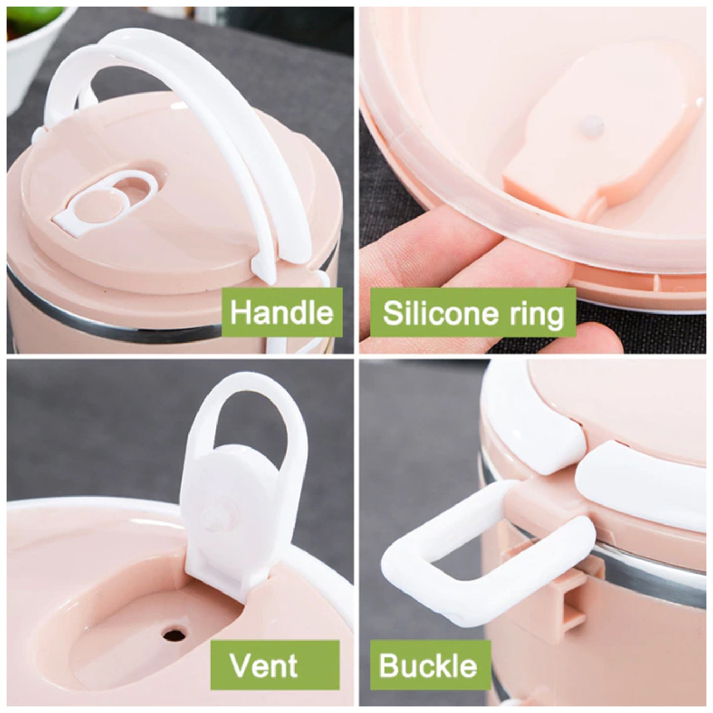 Multi-Layer Stainless Steel Hot Lunch Box