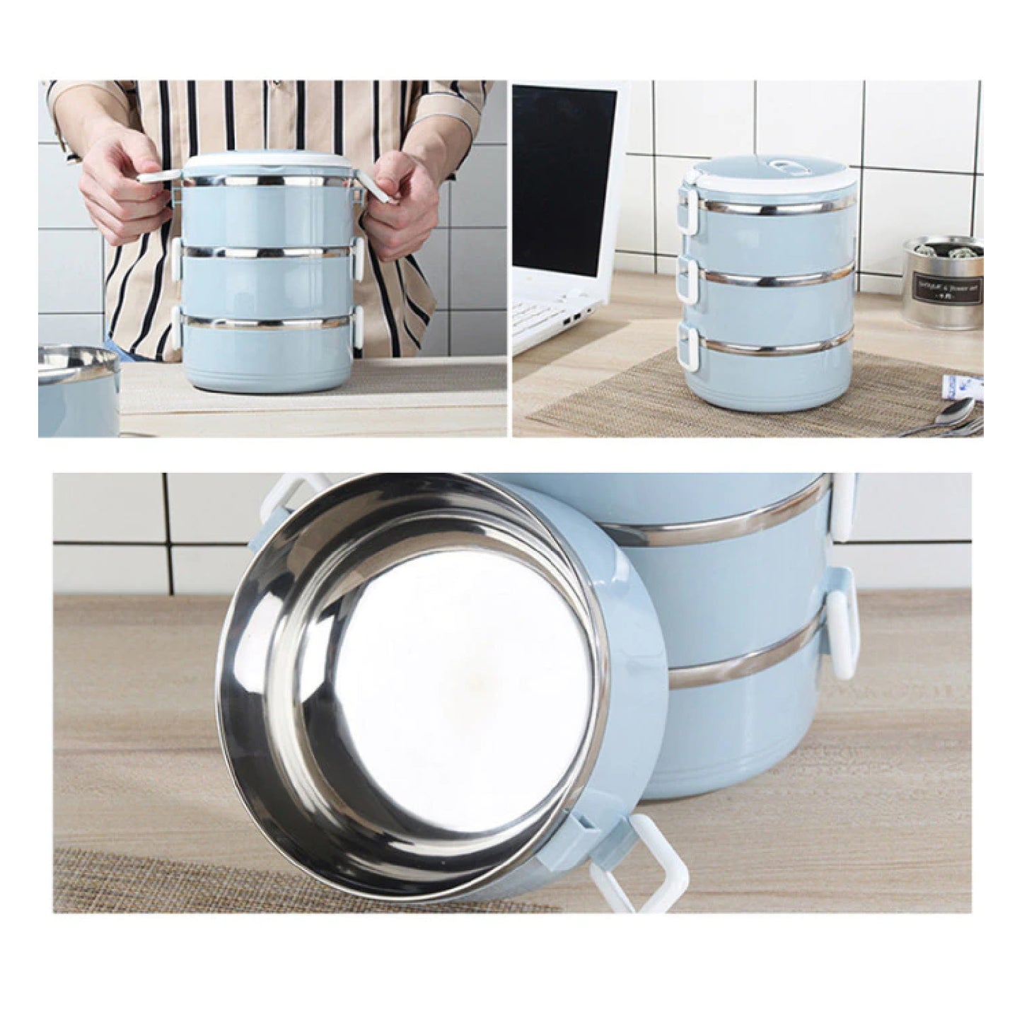 Multi-Layer Stainless Steel Hot Lunch Box