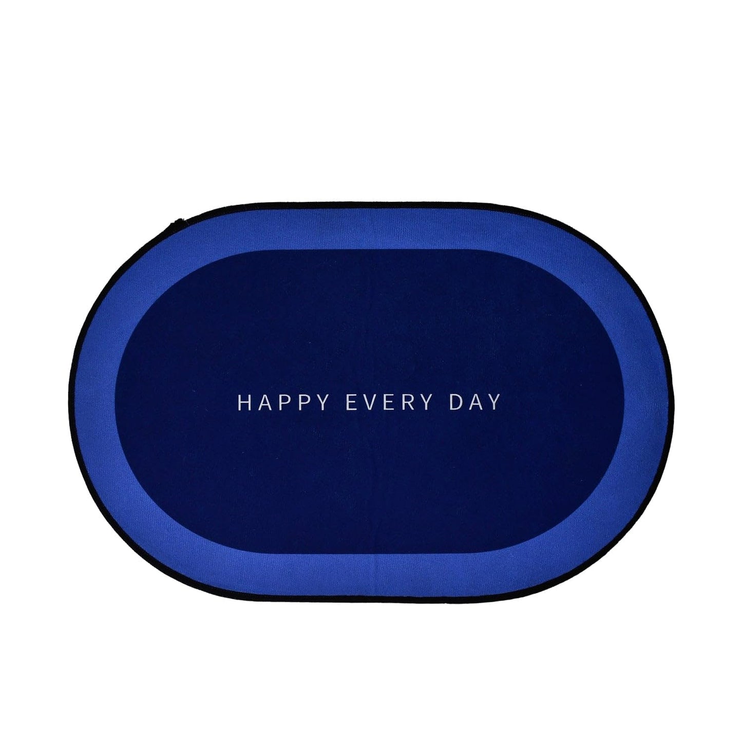Bathroom Floor Mat  Fast Absorbing  Slip-resistant Oval Design