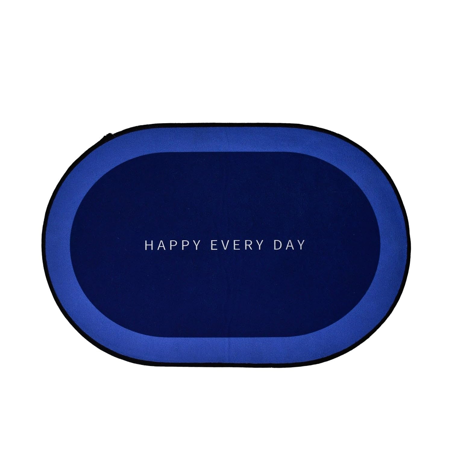 Bathroom Floor Mat  Fast Absorbing  Slip-resistant Oval Design