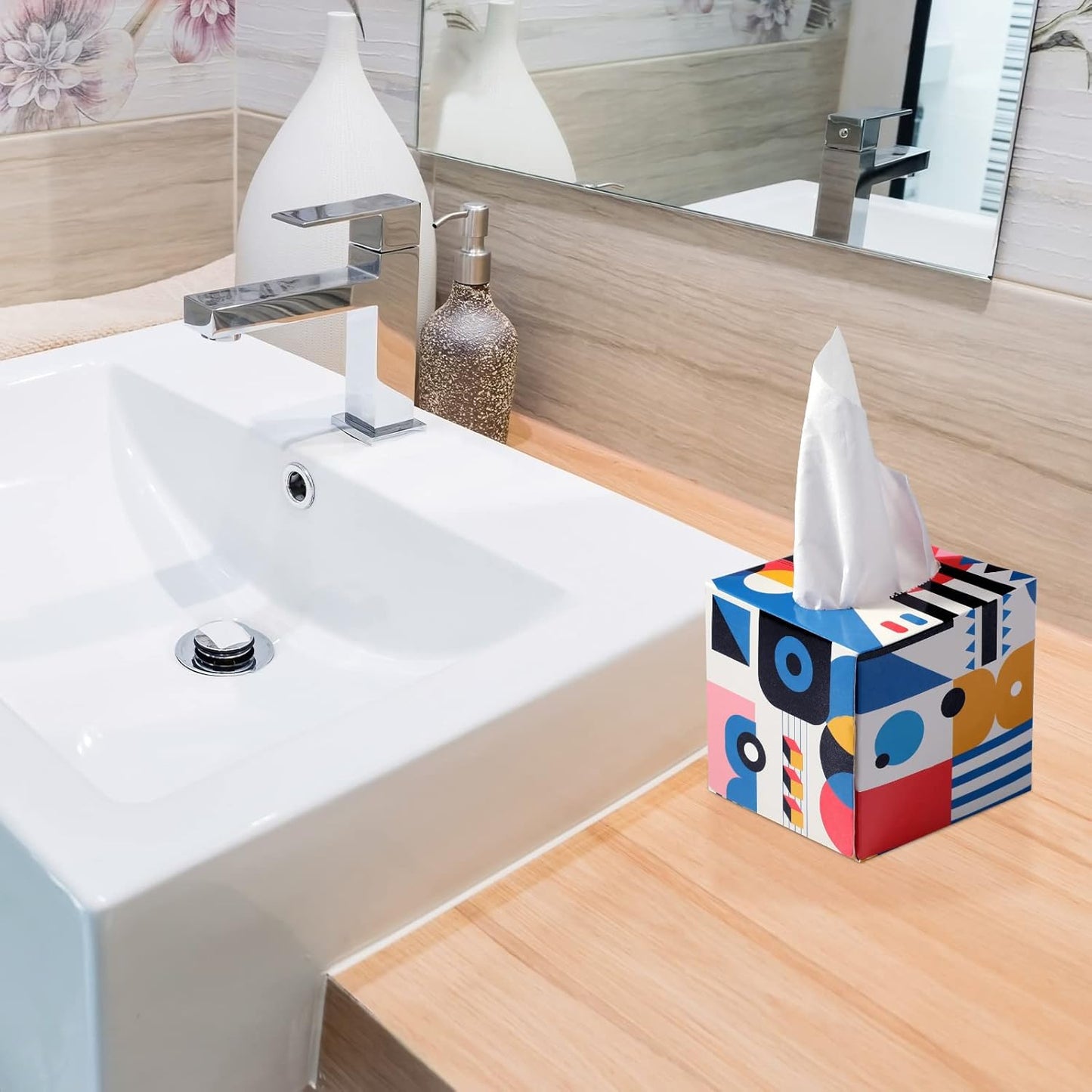 Tissues Cube Box – Elegant & Practical Tissue Holder for Home & Office