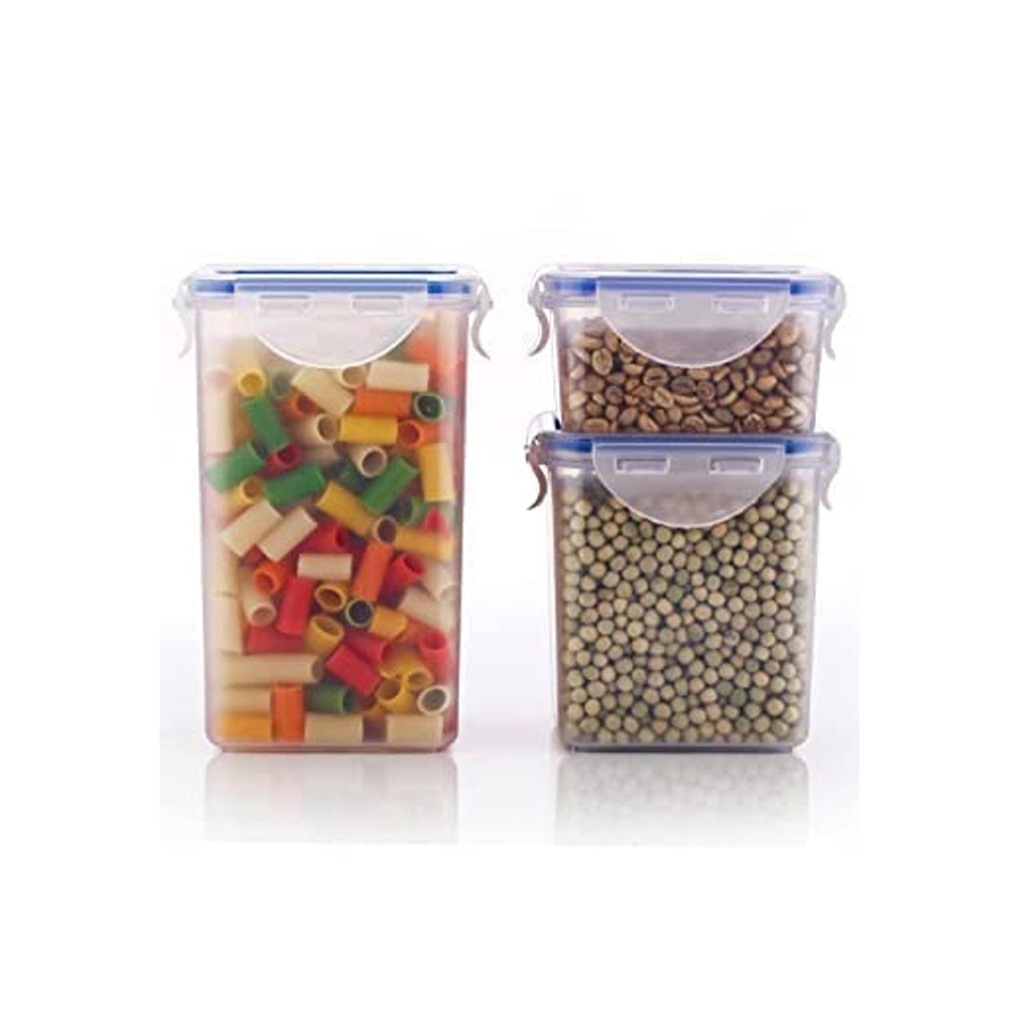 Rectangle ABS Airtight Food Storage Containers (Set of 3)