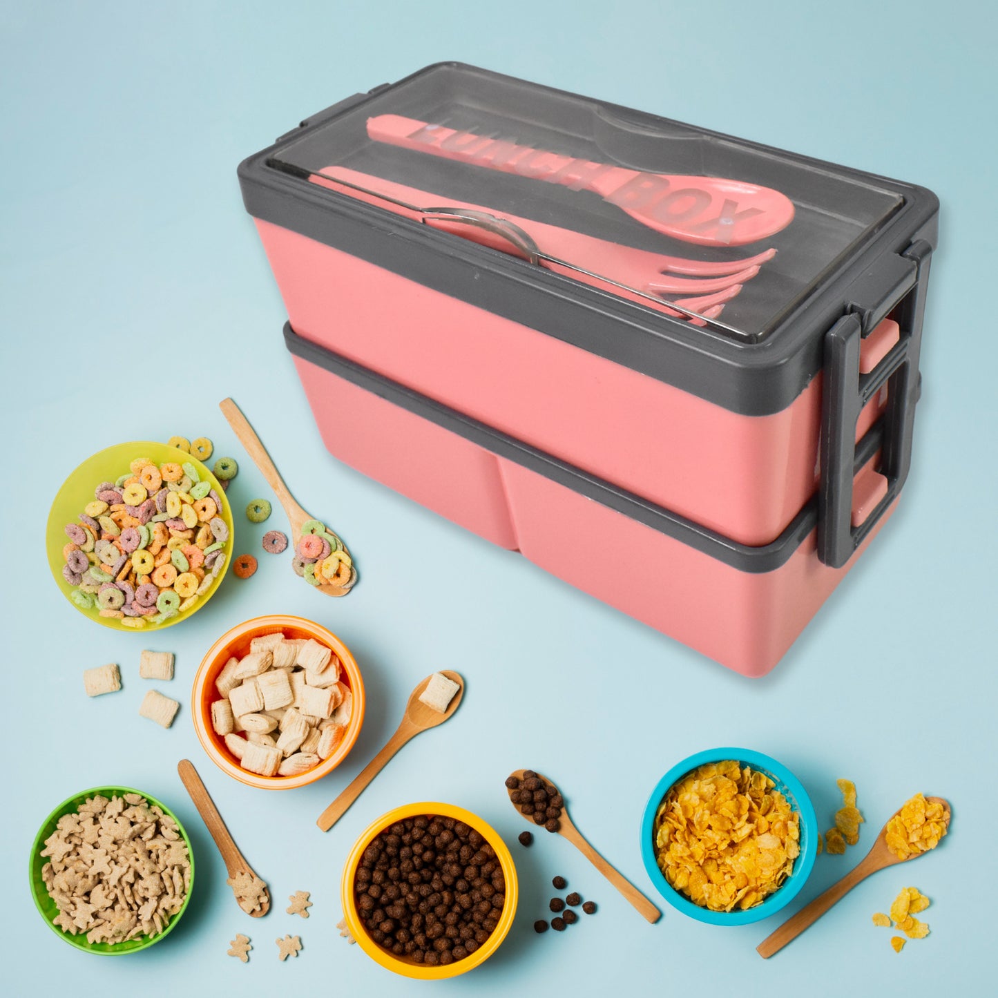 Leak-Proof 3-Compartment Lunch Box 🍱✨