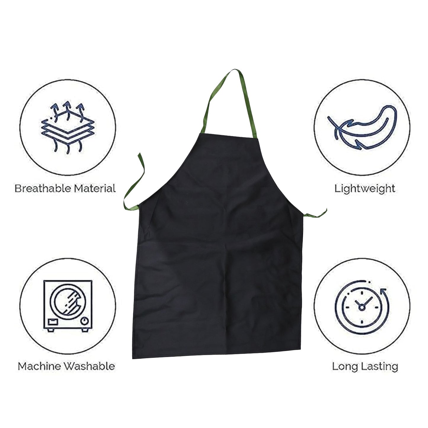 Adjustable Kitchen Cooking Apron For Chefs Baking Cleaning And Gardening (1 Pc)