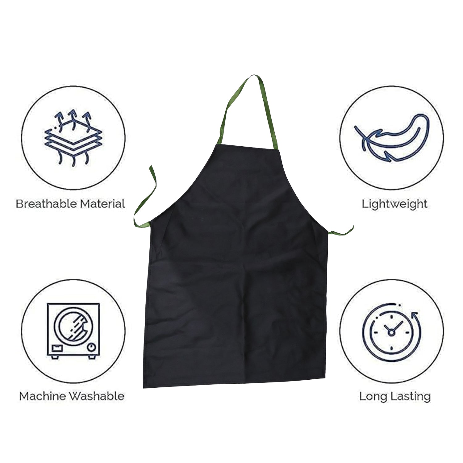 Adjustable Kitchen Cooking Apron For Chefs Baking Cleaning And Gardening (1 Pc)
