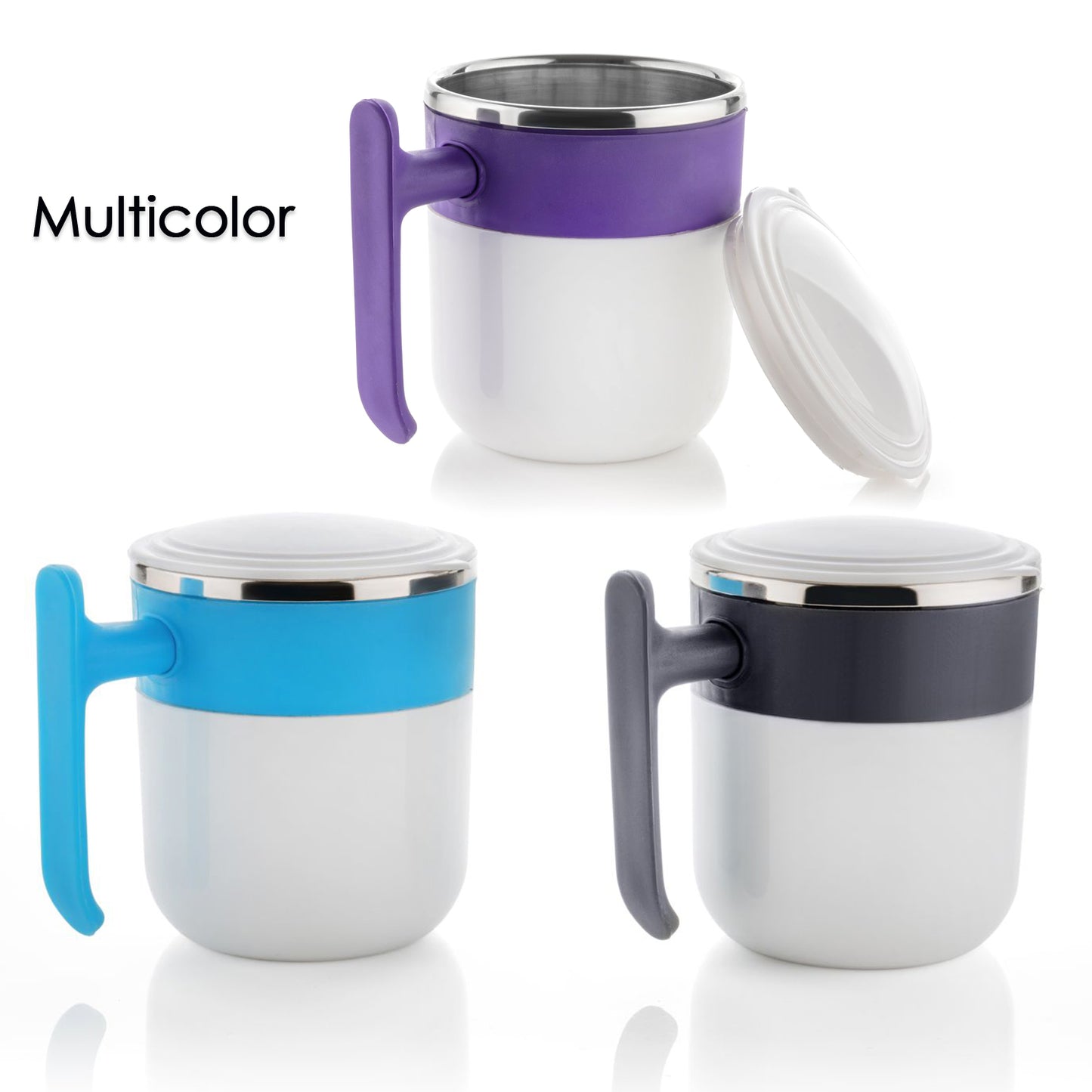 Premium Insulated Stainless Steel Coffee Mug with Lid – Spill-Proof & Travel-Friendly