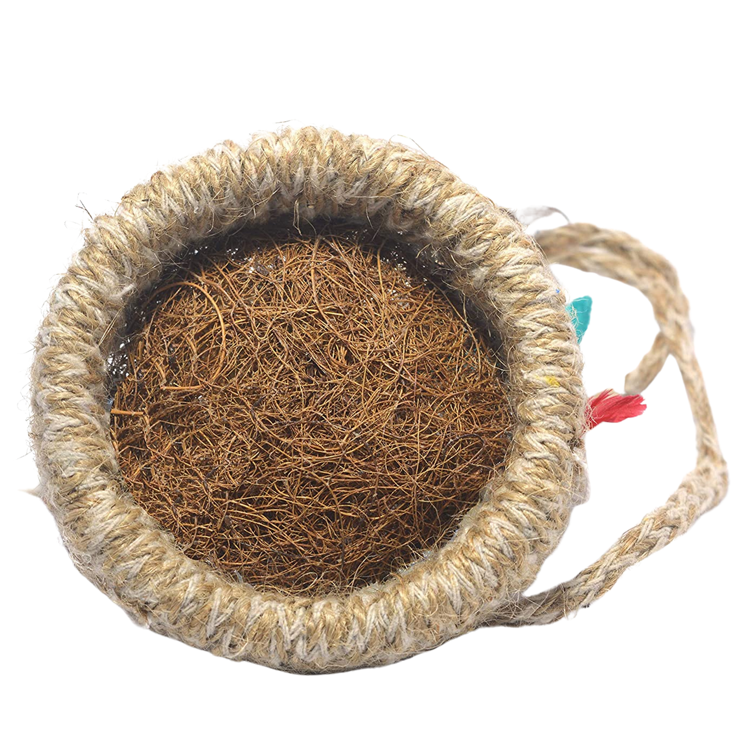 Handcrafted Jute Bird Nest Jhumar – Hanging Chidiyan Ka Ghosla for Balcony & Living Room Decor
