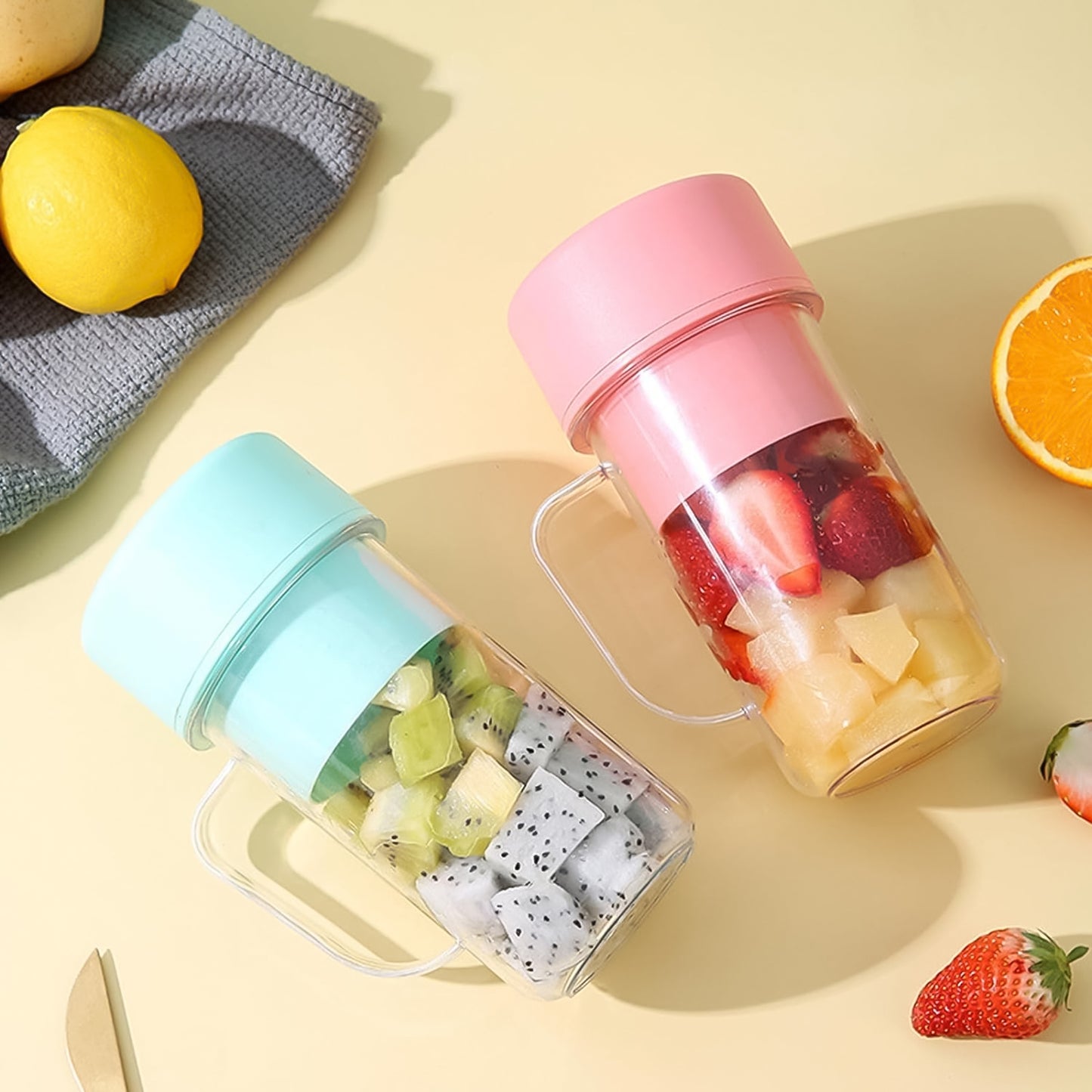 Portable USB Rechargeable Juicer Blender – 420ML