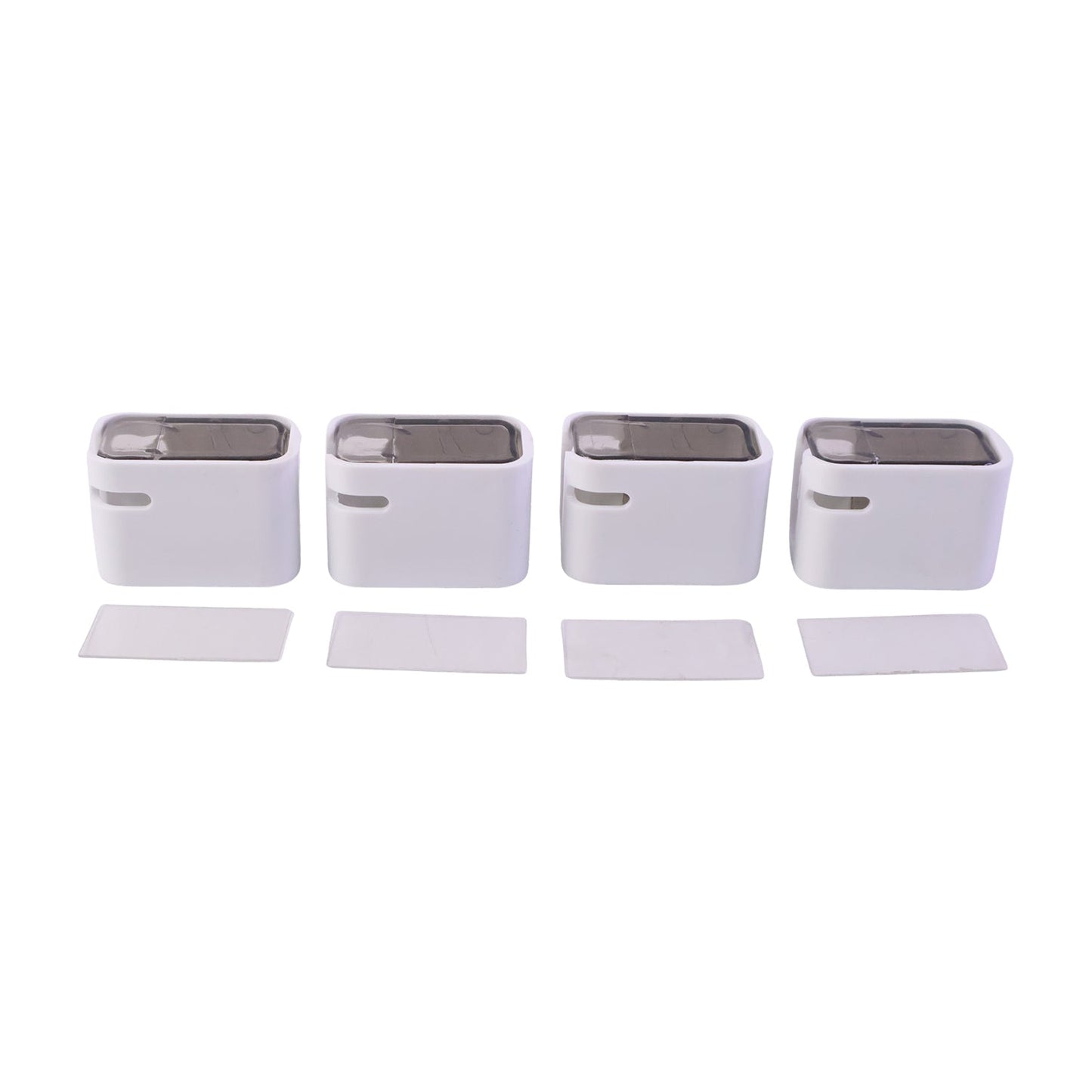 Self Adhesive Dustproof Toothbrush Holder  Space-saving Wall Mount