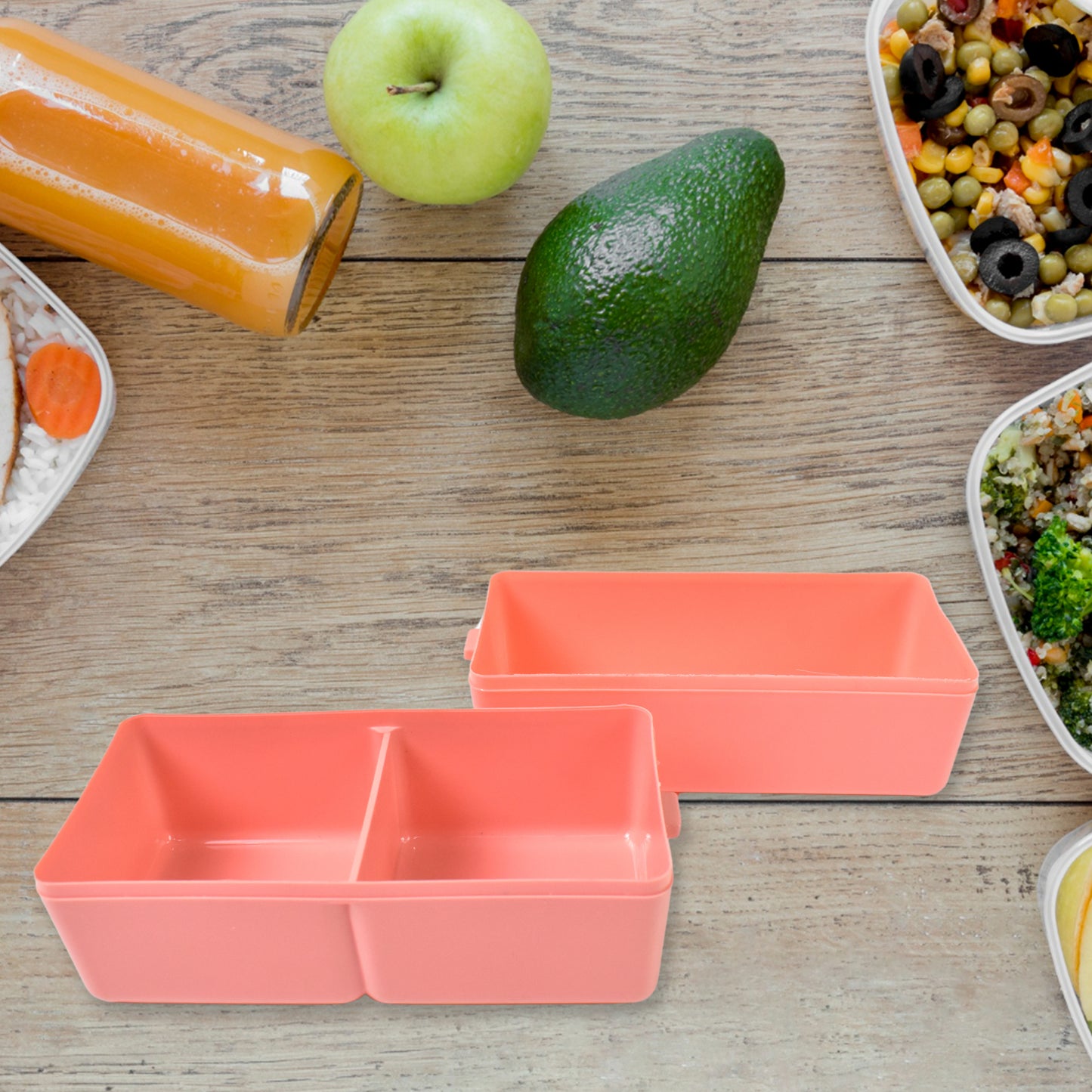 Leak-Proof 3-Compartment Lunch Box 🍱✨
