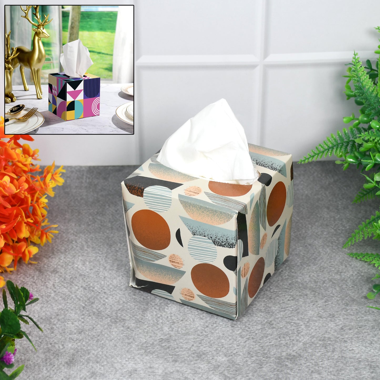 Tissues Cube Box – Elegant & Practical Tissue Holder for Home & Office