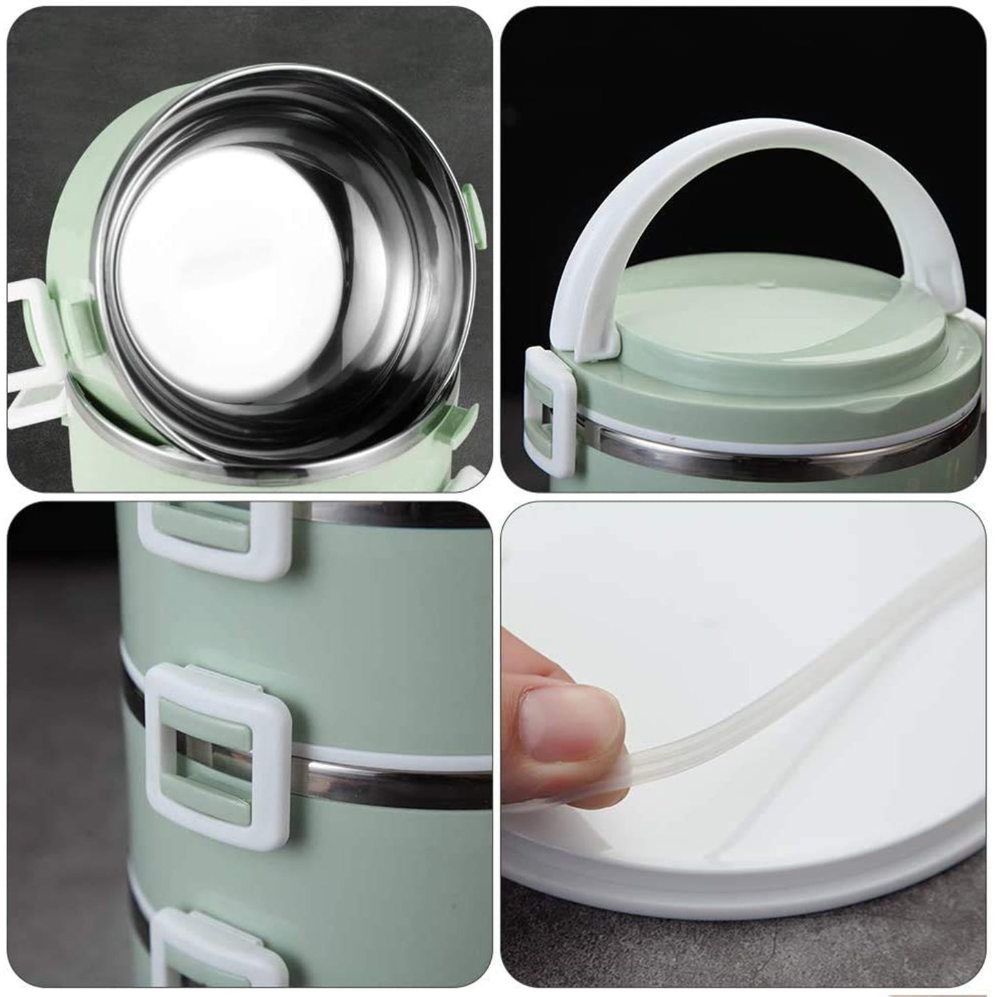 Multi-Layer Stainless Steel Hot Lunch Box