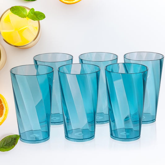 Premium Juice & Water Glasses – Set of 6 (300ml)