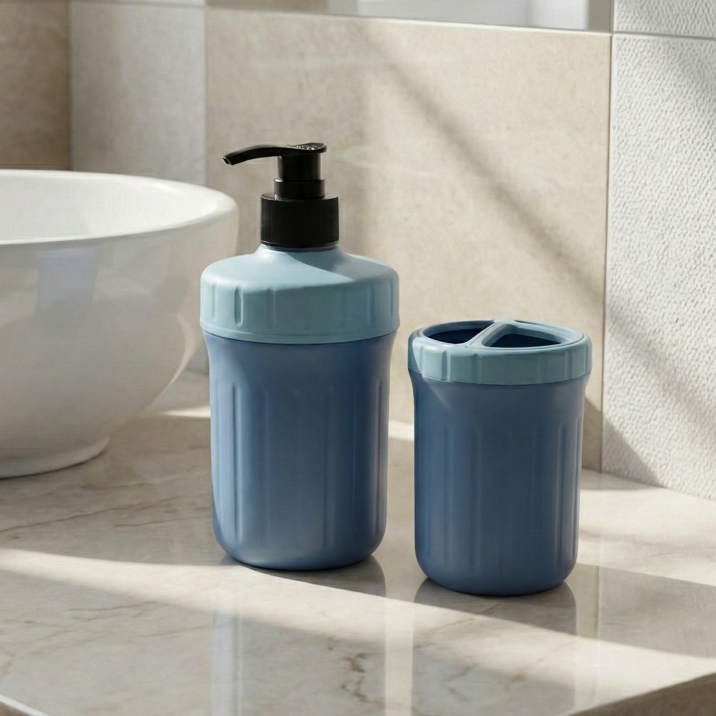 Multipurpose Soap Dispenser With Utility Holder (1 Set)